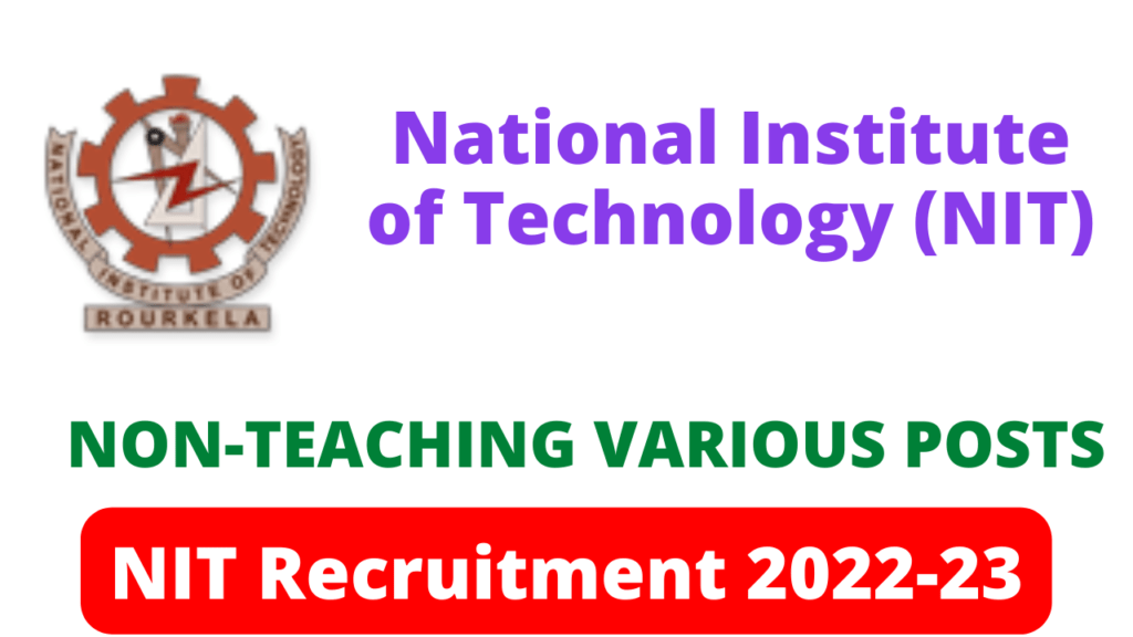 NIT Recruitment 2022-23
