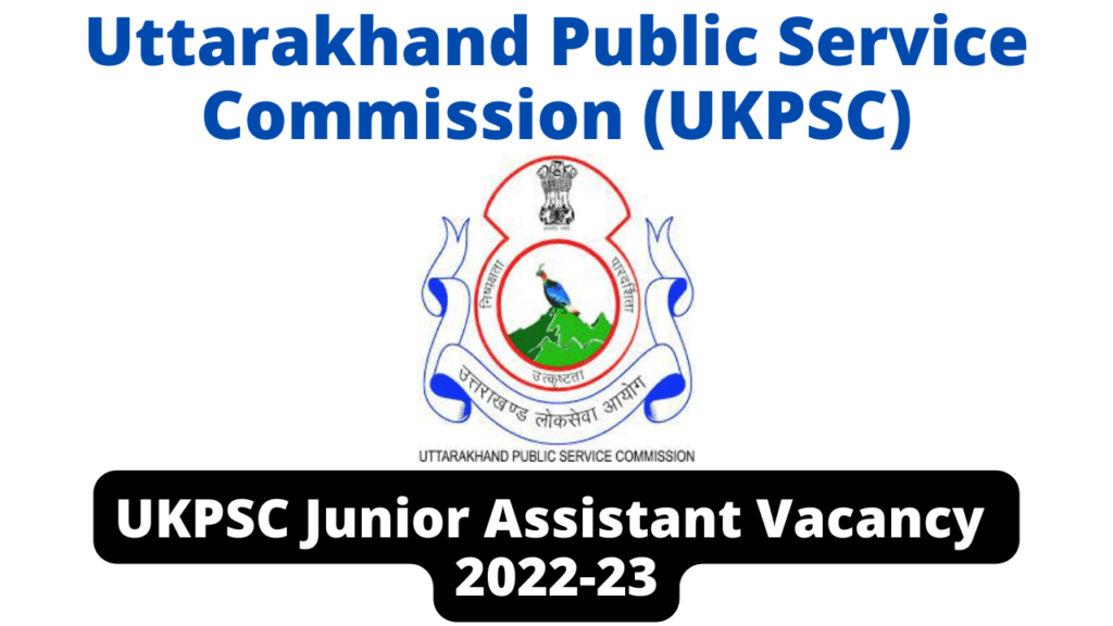 UKPSC Junior Assistant Vacancy