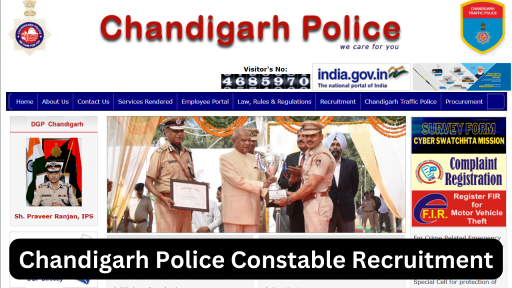 Chandigarh Police Constable Recruitment