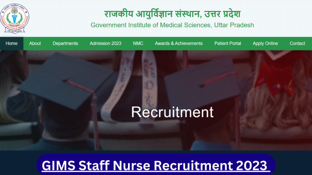 GIMS Staff Nurse Recruitment